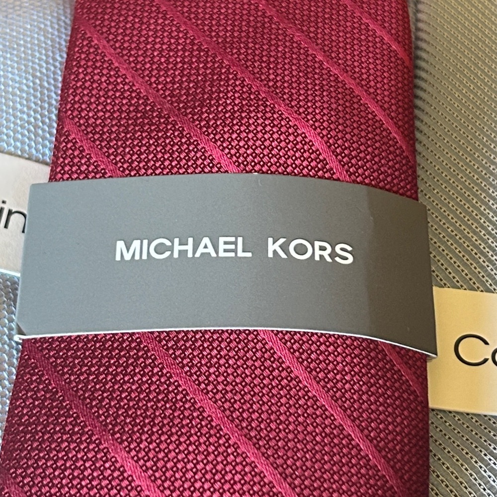 Michael Kors Rich Burgundy Tie